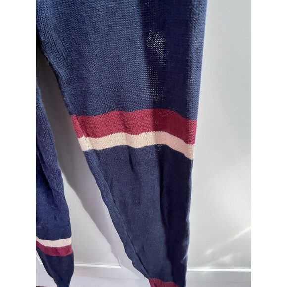 Vtg 90s Harmonie Knitwear Dance Romper Warm Up Cover Outfit Colorblock M - Picture 6 of 8